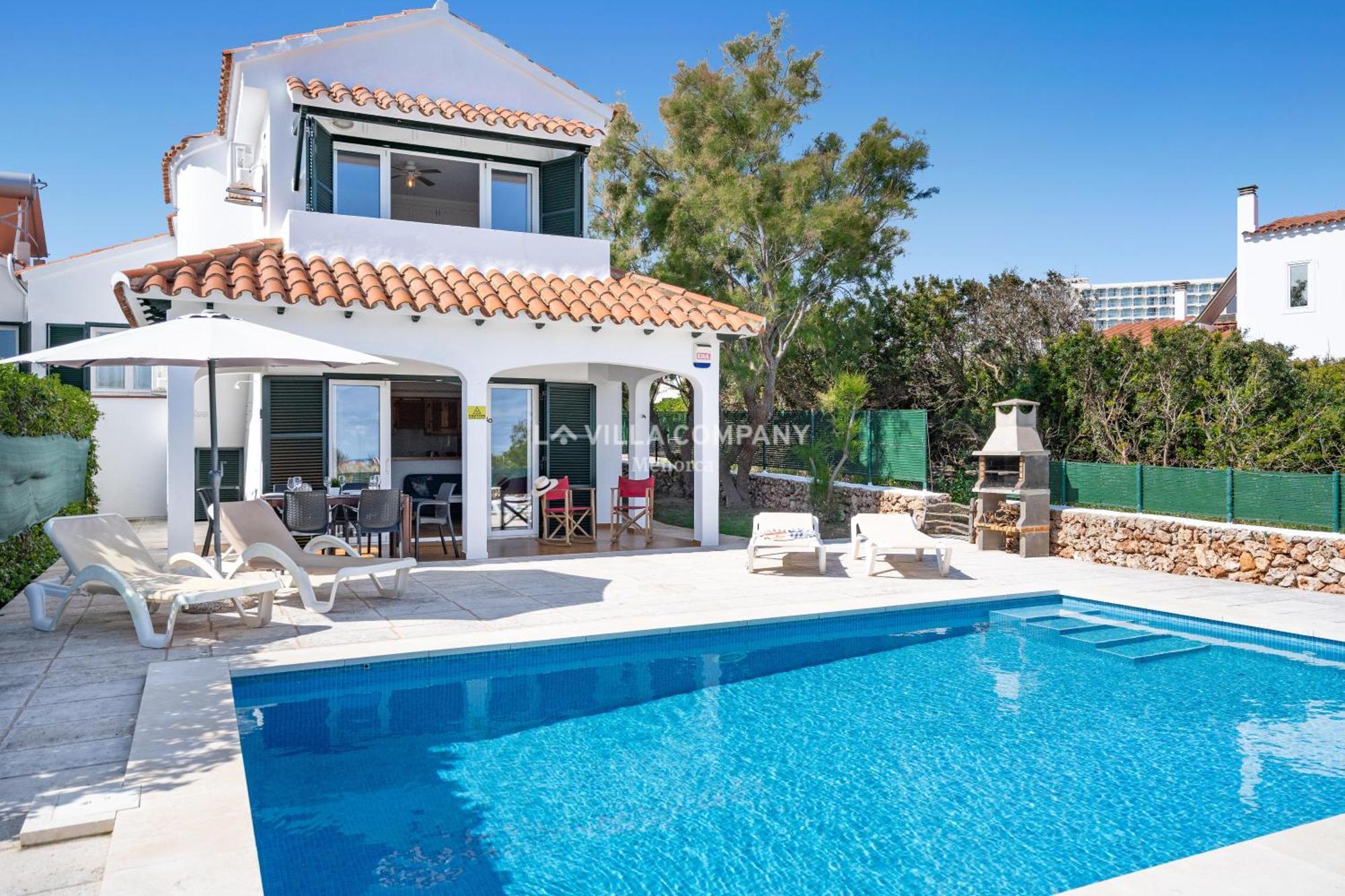 Villa Elsie Arenal d'en Castell Buitenkant foto
